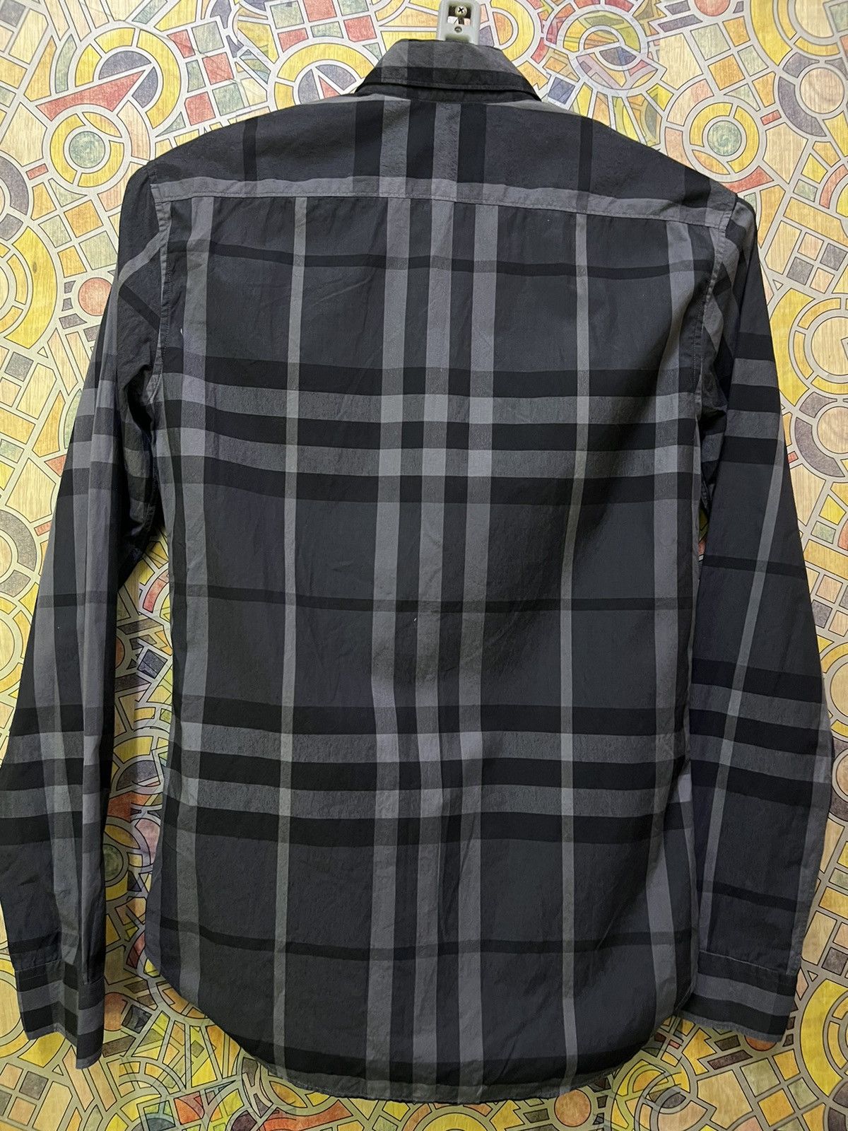 Burberry Burberry Somerton Long Sleeve Shirt Men's Small Size US S / EU 44-46 / 1 - 12 Thumbnail