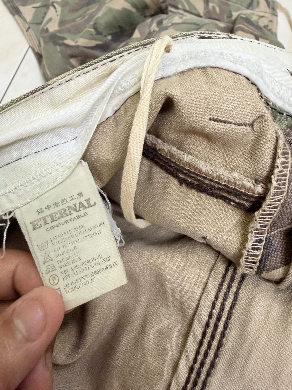 Kapital Vintage Eternal DPM Camo Cargo Pants Drawstring Utility Size US 32 / EU 48 - 14 Thumbnail