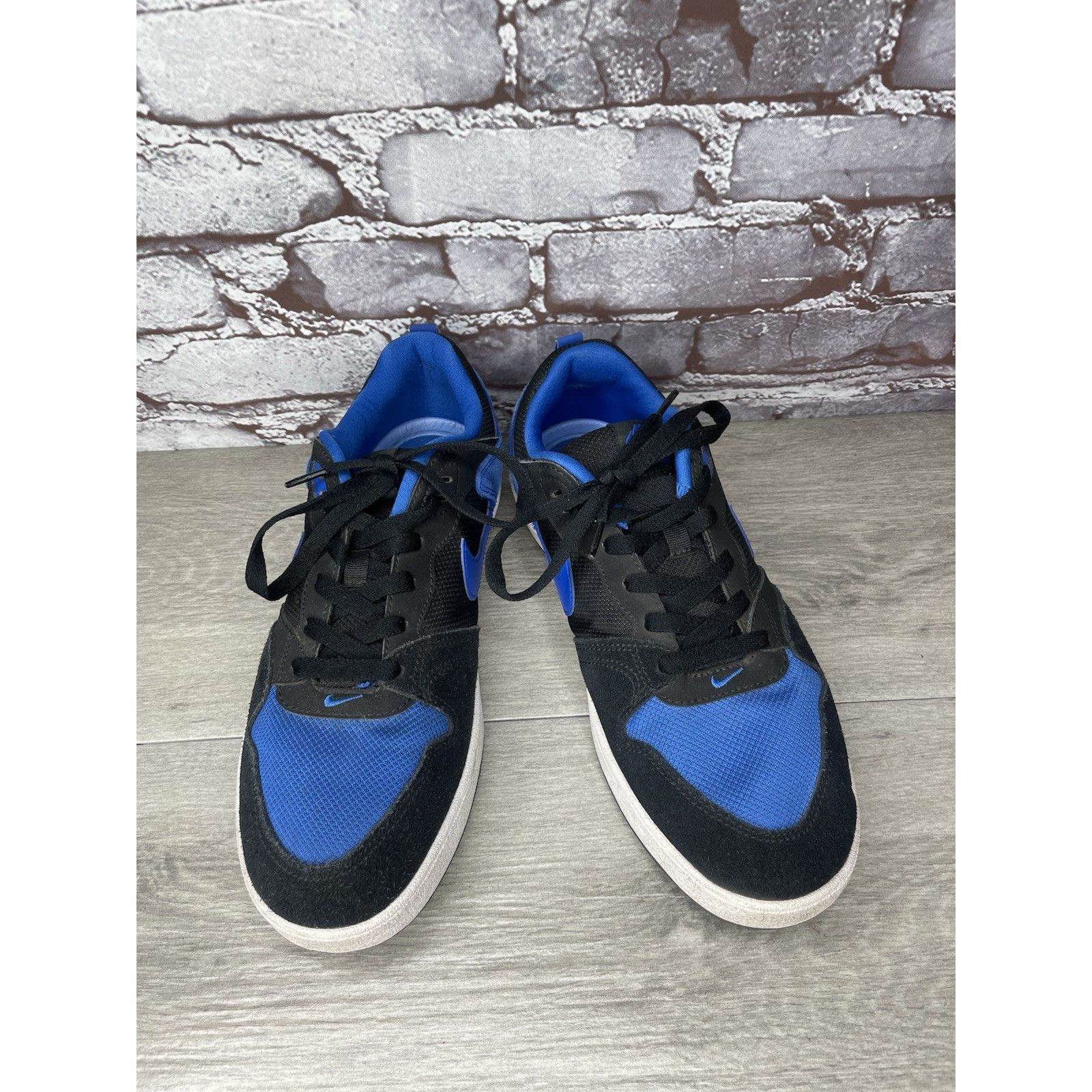 Nike Nike Alleyoop SB Royal Blue Black Synthetic Skate Shoes Men’ Size US 10.5 / EU 43-44 - 2 Thumbnail