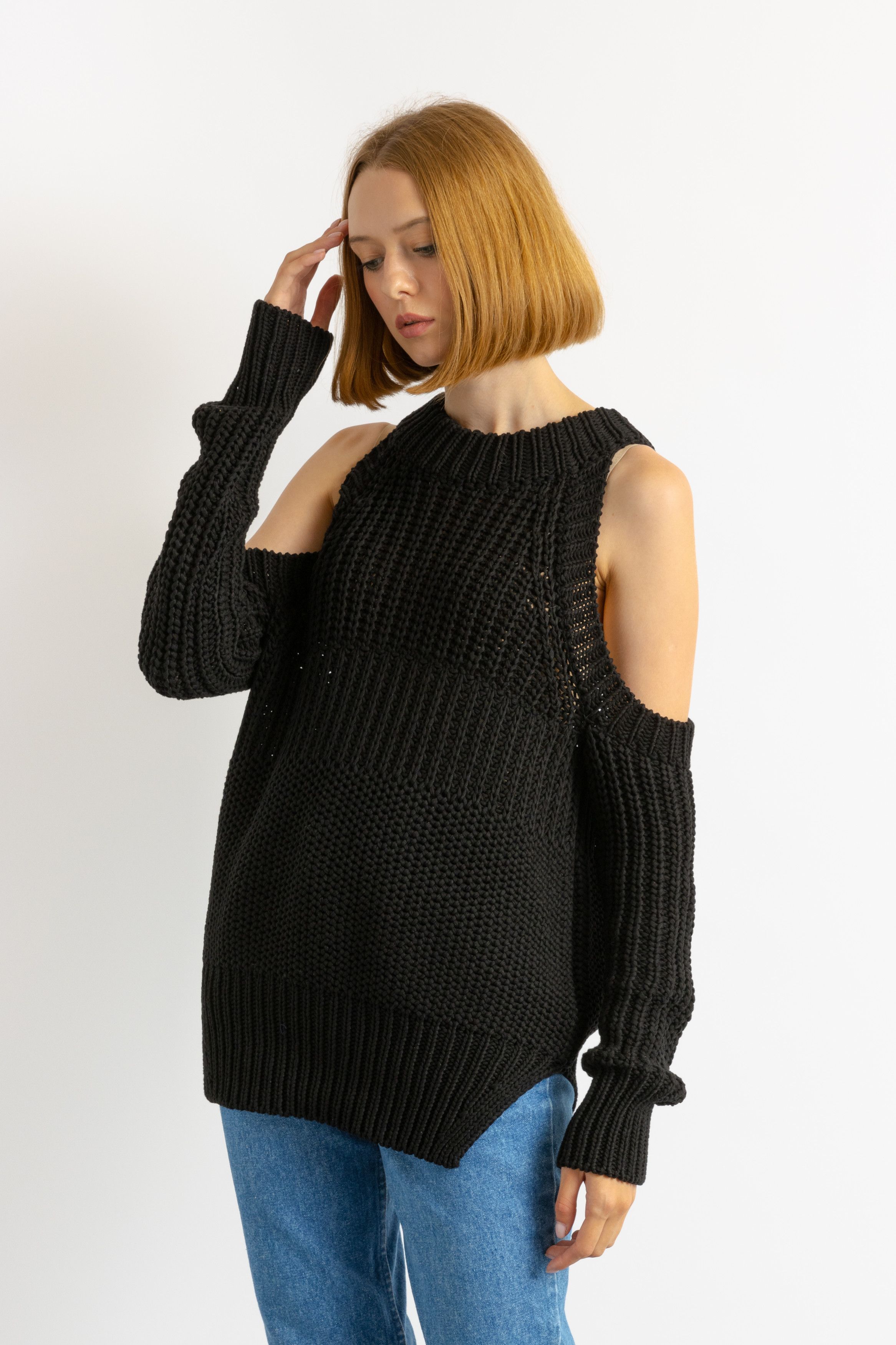 Diesel DIESEL Women's Black Label Cotton Vintage Sweater 6022 Size XS / US 0-2 / IT 36-38 - 3 Thumbnail