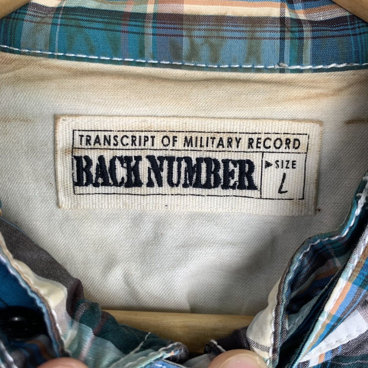 Japanese Brand × Vintage Vintage Back Number Checked Jacket Size US L / EU 52-54 / 3 - 9 Thumbnail