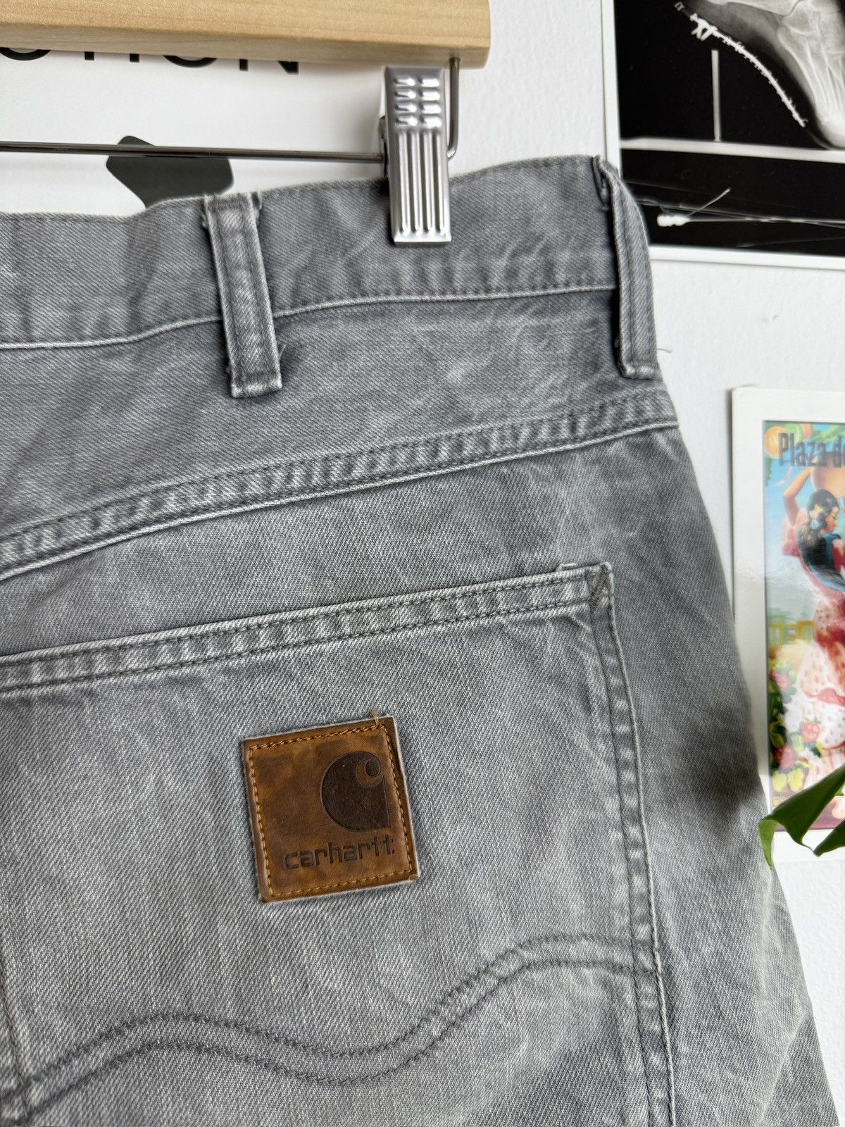 Carhartt × Vintage Carhartt western Bermuda baggy denim shorts jorts 32 skate Size US 32 / EU 48 - 3 Thumbnail