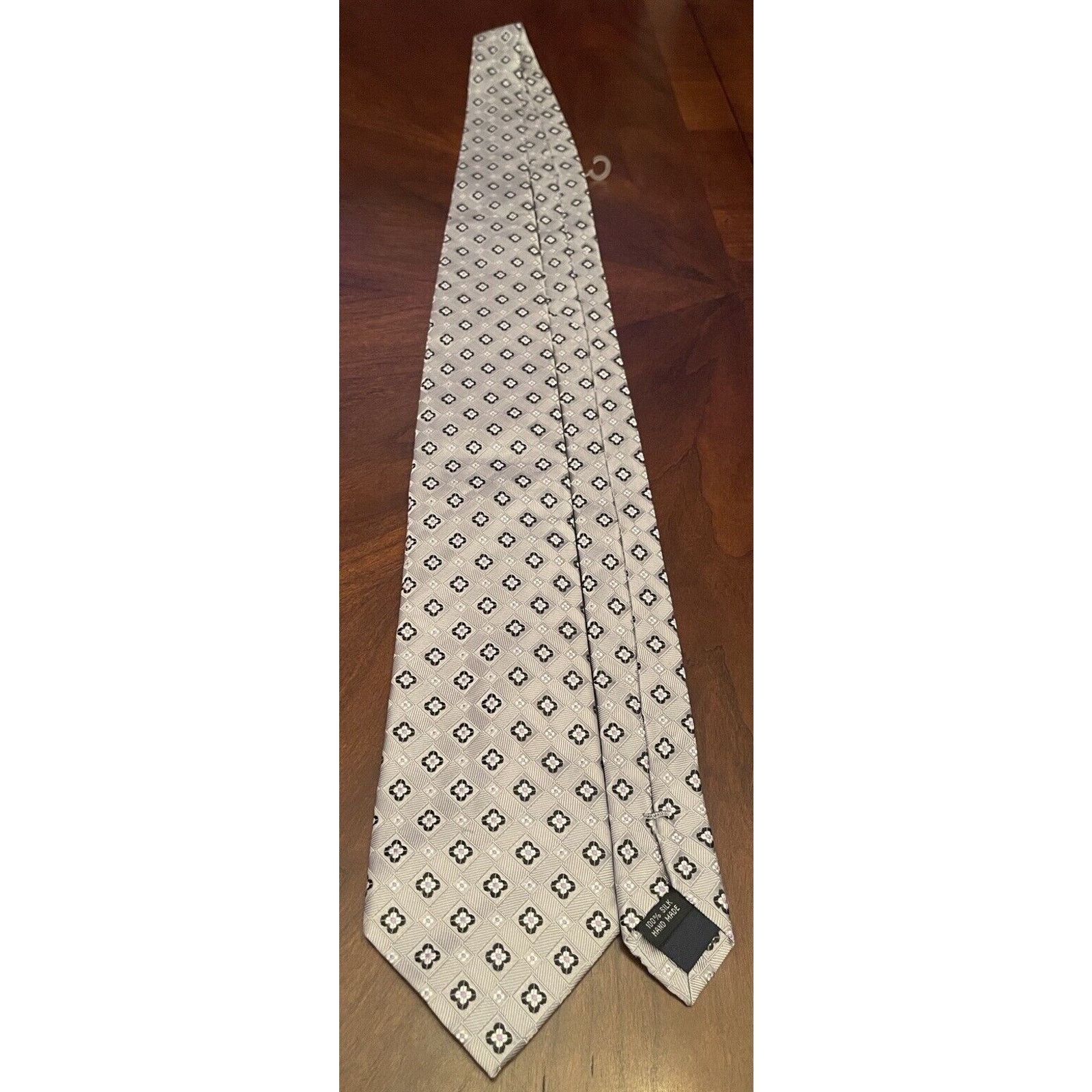 Jos. A. Bank Jos. A. Bank Executive Collection Gray Purple Hand Made Silk Size ONE SIZE - 3 Thumbnail