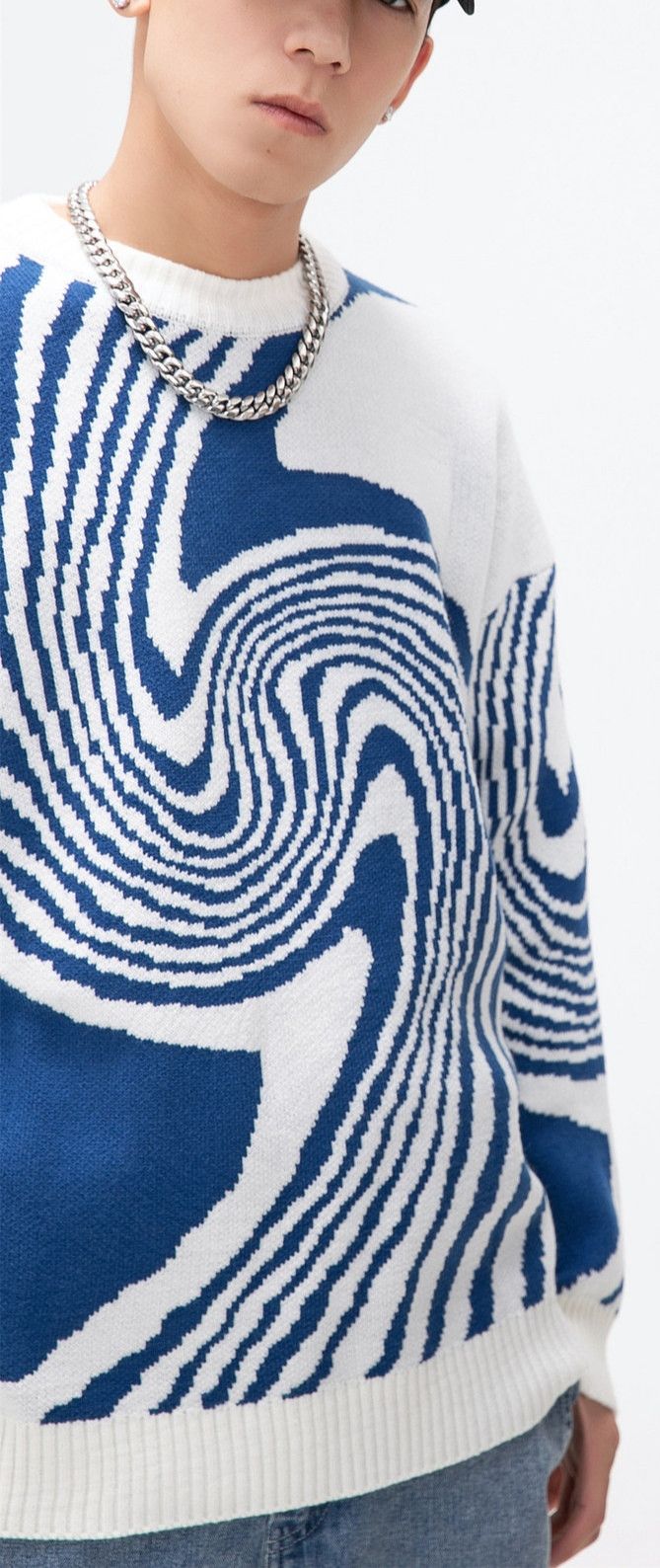 Japanese Brand × Vintage Maze Jacquard Pattern Sweater Size US XL / EU 56 / 4 - 2 Thumbnail