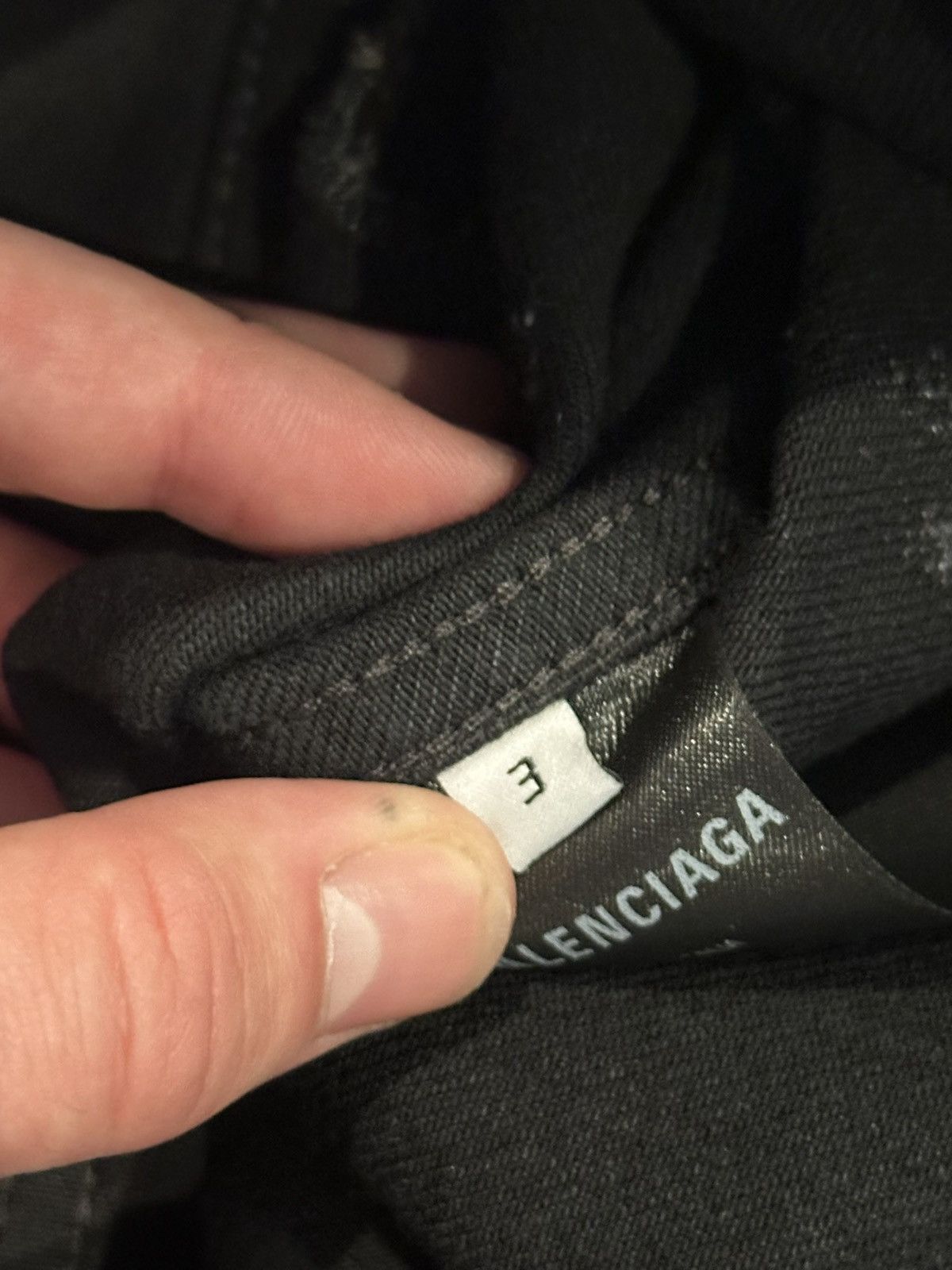 Balenciaga Balenciaga “Mud Show” Thrashed Oversized Black Denim jacket Size US XL / EU 56 / 4 - 9 Thumbnail