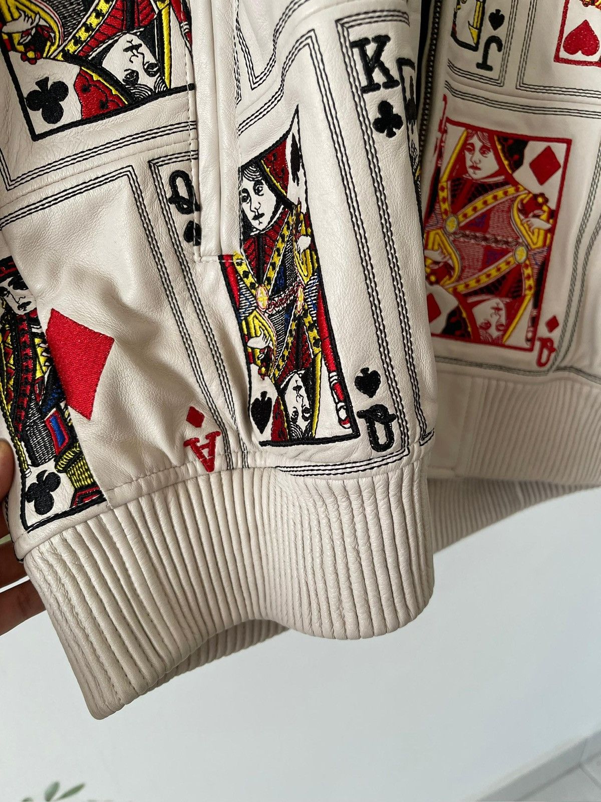 Supreme Court Card Leather Jacket