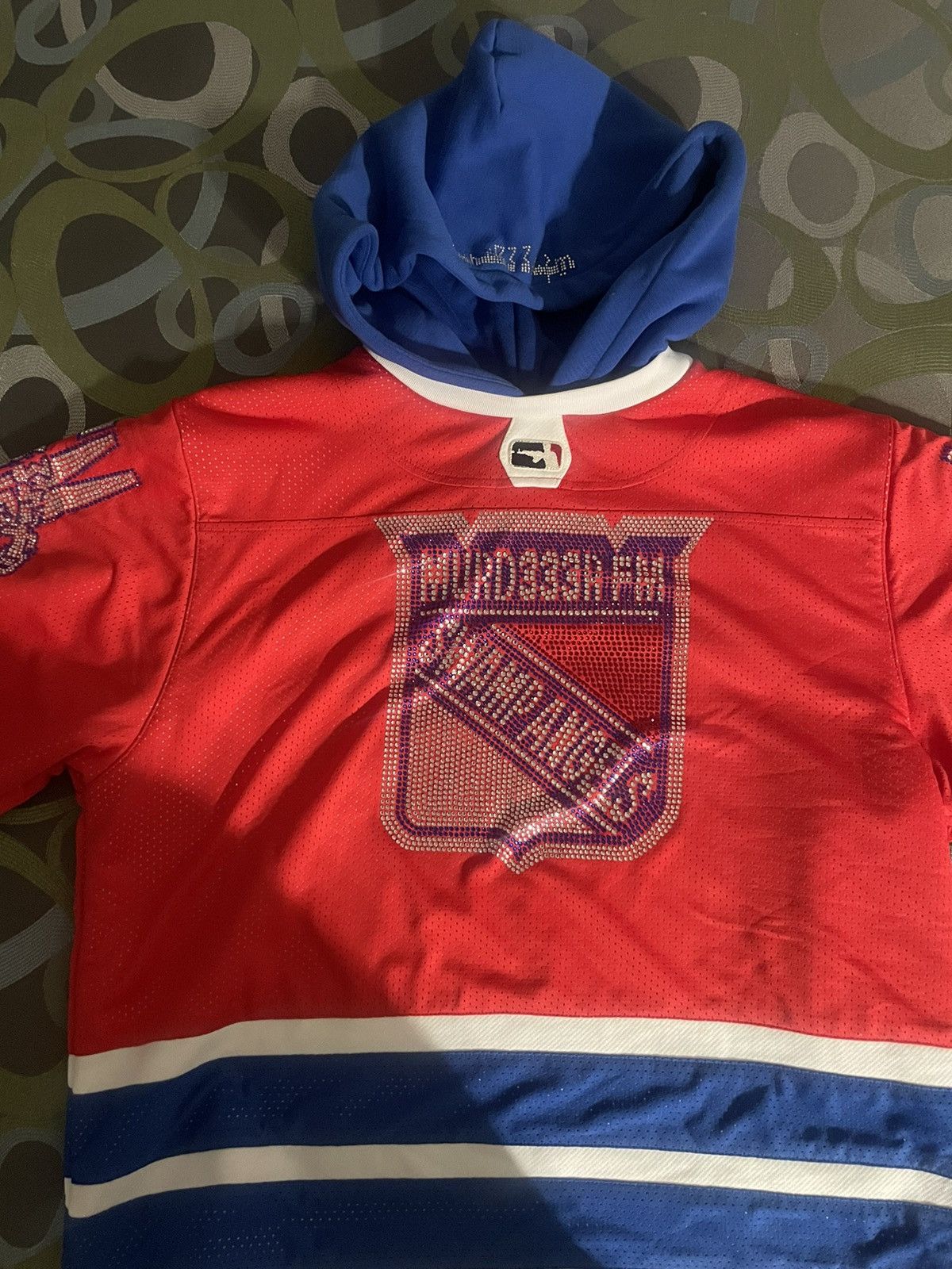 murd333r.fm Rare Murd333r Ic333 NY Rangers Jersey Hoodie Size US L / EU 52-54 / 3 - 1 Thumbnail