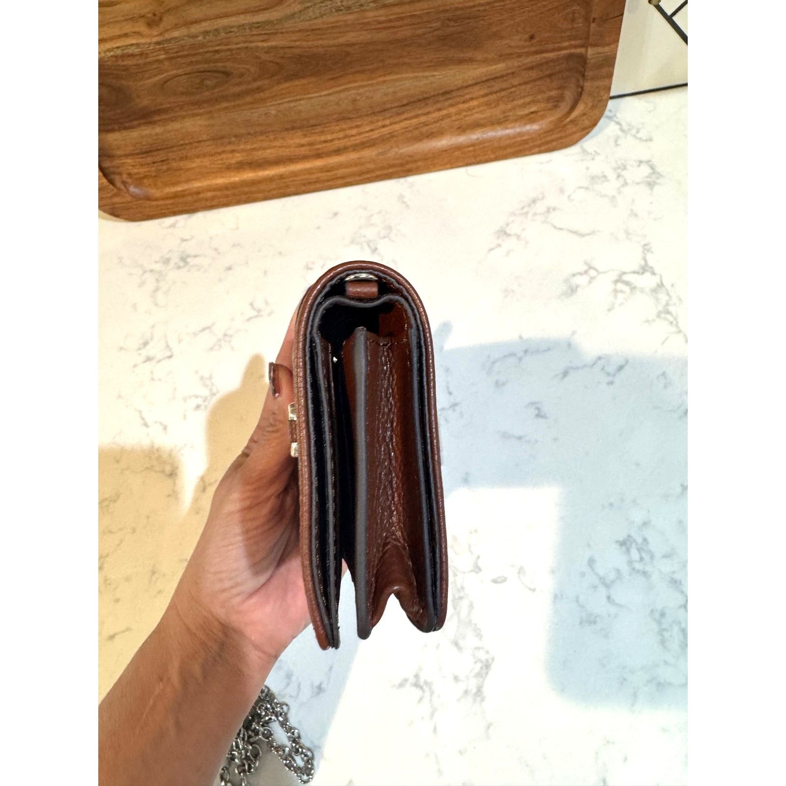 Brighton Brighton Bourbon Interlok Wallet Crossbody leather Size ONE SIZE - 3 Thumbnail