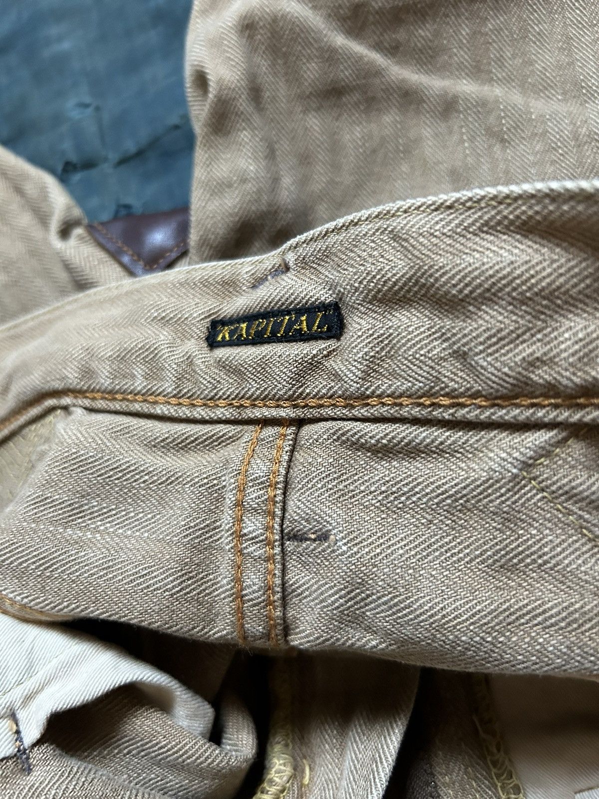 Kapital × Kapital Kountry Kapital Herringbone flare pants Size US 30 / EU 46 - 17 Thumbnail