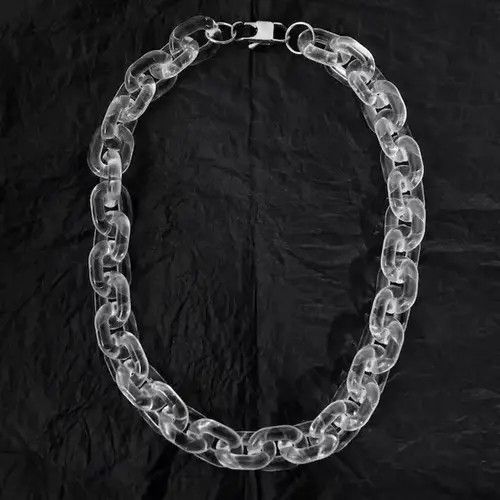 Japanese Brand New Transparent Acrylic Chain Necklace Size ONE SIZE - 5 Thumbnail