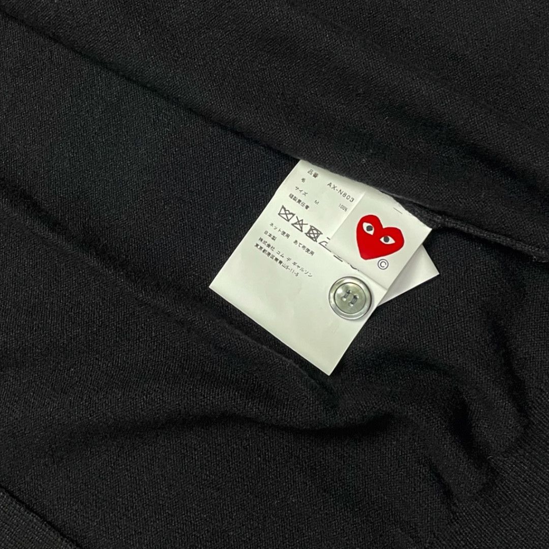 Comme des Garcons PLAY COMME des GARÇONS PLAY Cardigan Red Heart Logo Size M / US 6-8 / IT 42-44 - 6 Thumbnail