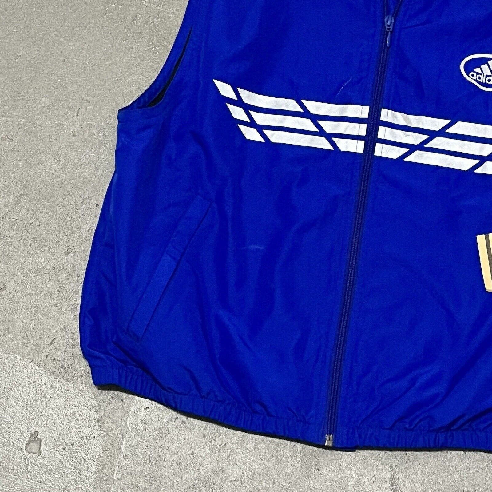 Adidas WMNS Vintage 2000’s Adidas Running Vest Y2K 3M Blue BNWT Lrg Size L / US 10 / IT 46 - 4 Thumbnail