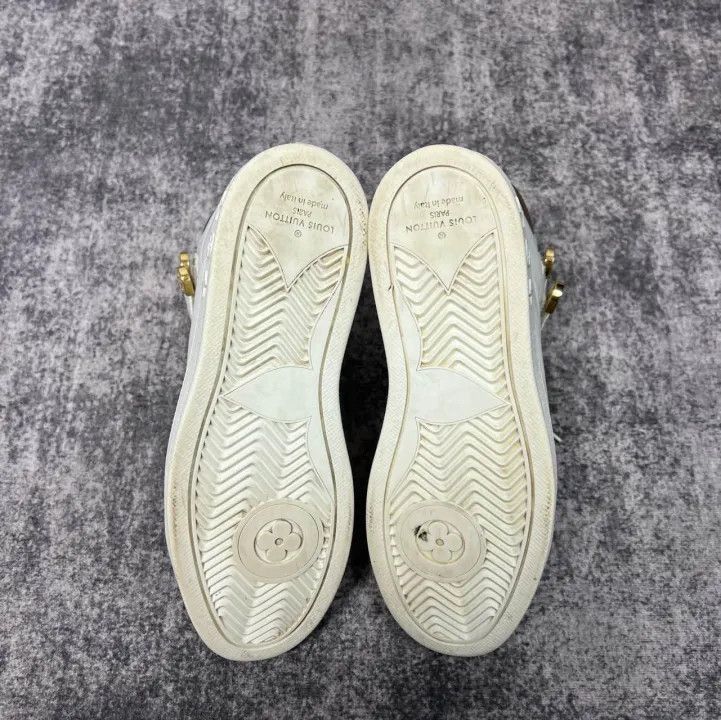 Louis Vuitton Louis Vuitton White High-Top Fashion Sneakers -2508 Size US 7.5 / EU 40-41 - 4 Thumbnail