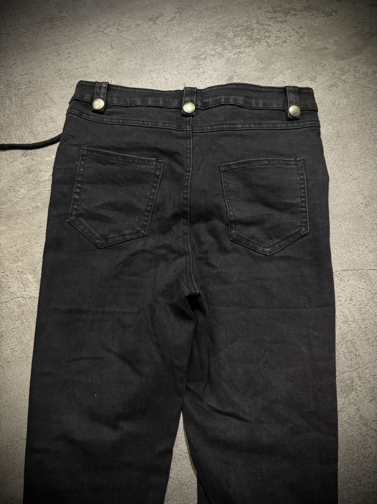 Hysteric Glamour Y2k Yao jin Lace-up Ifsixwasnine style Skinny Jeans Size 27" / US 4 / IT 40 - 3 Thumbnail