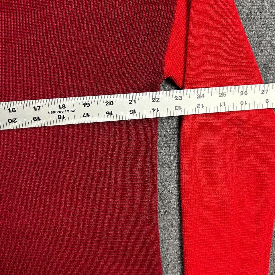 Vince Camuto Vince Camuto Sweater Womens Large Red Knit Tunic Casual Size L / US 10 / IT 46 - 4 Thumbnail