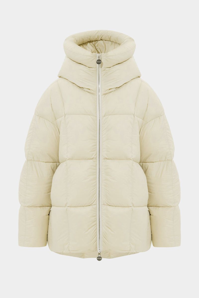 IENKI IENKI o1s22i1n1024 Wendy's Quilted Down Jacket in Off White Size S / US 4 / IT 40 - 1 Thumbnail