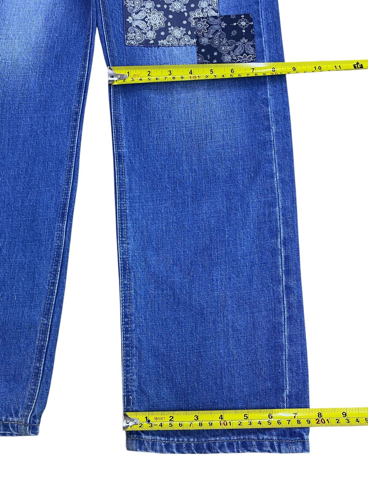 Other Japanese Brand Whiskers Ripped Style Patchwork Jeans Size US 28 / EU 44 - 8 Thumbnail