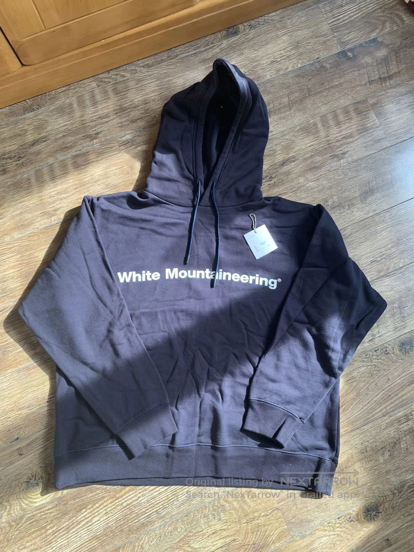 White Mountaineering white mountaineering navy sweatshirt with hood. Size US XL / EU 56 / 4 - 1 Thumbnail