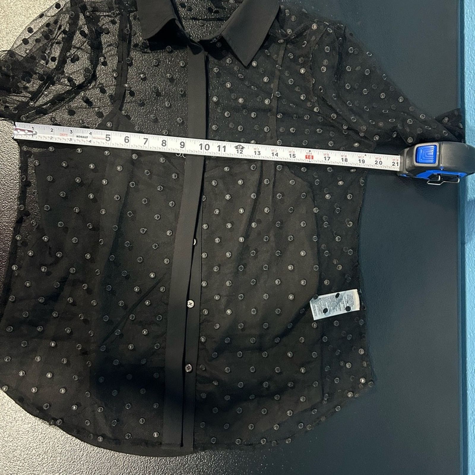 J.Crew J Crew Sheer Button Up Removable Camisole Swiss Dot 6 Size M / US 6-8 / IT 42-44 - 11 Thumbnail