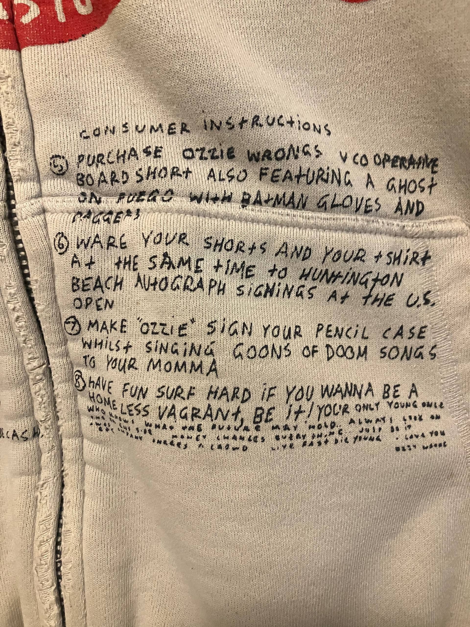 Volcom VOLCOM x Ozzy Wrong Vintage Ghost Blood Zip Up Hoodie - Emo Size US M / EU 48-50 / 2 - 5 Thumbnail