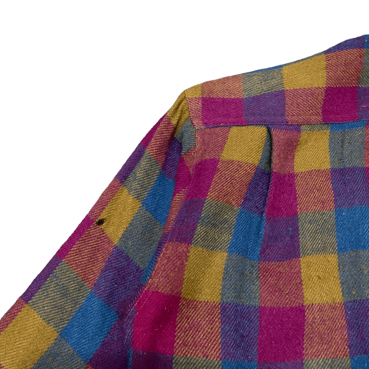 Japanese Brand Vintage Mac Hope Plaid Acrylic Button Up Size US M / EU 48-50 / 2 - 9 Thumbnail
