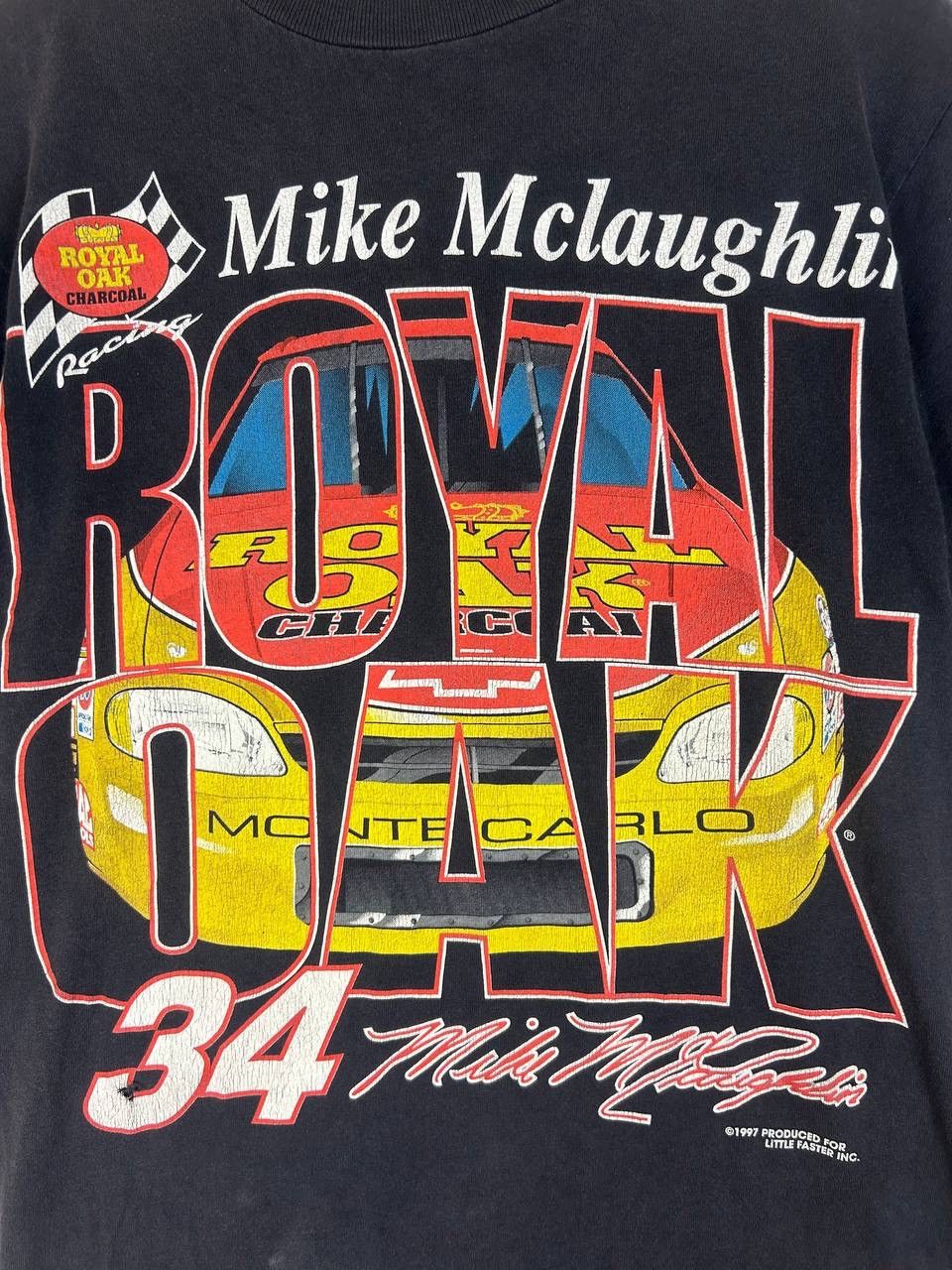 NASCAR Vintage 90s NASCAR Royal Oak Mike McLaughlin Tee Size US M / EU 48-50 / 2 - 3 Thumbnail