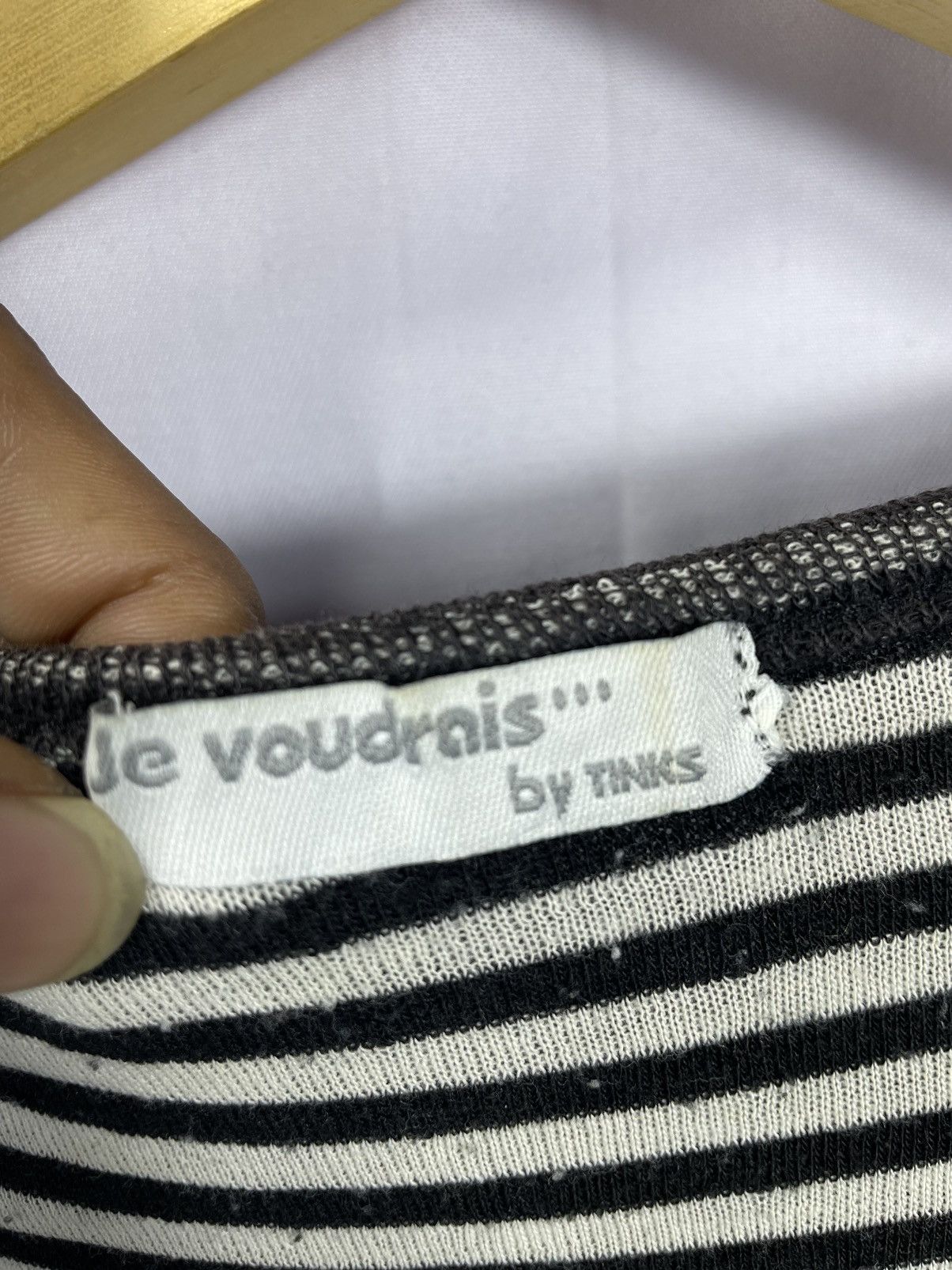 If Six Was Nine × Japanese Brand × Le Grande Bleu (L.G.B.) Japanese Stripe Poem LongSleeve LGB Style Size US S / EU 44-46 / 1 - 4 Thumbnail