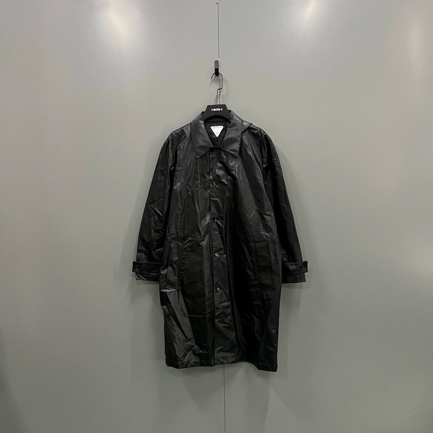 Bottega Veneta Bottega Veneta Black Full Leather Coat Size US L / EU 52-54 / 3 - 1 Thumbnail