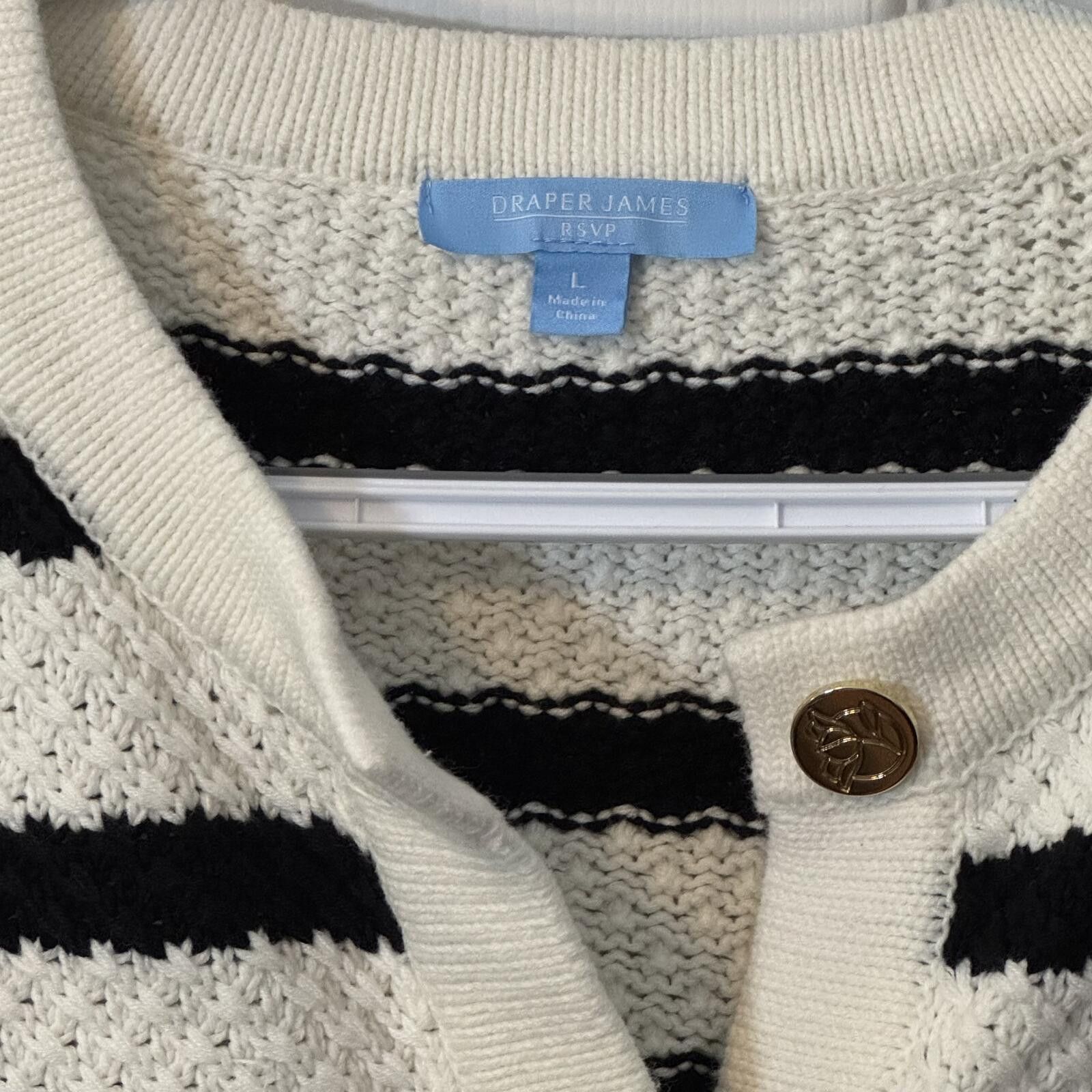 Other Draper James Large RSVP Cardigan Size L / US 10 / IT 46 - 2 Thumbnail