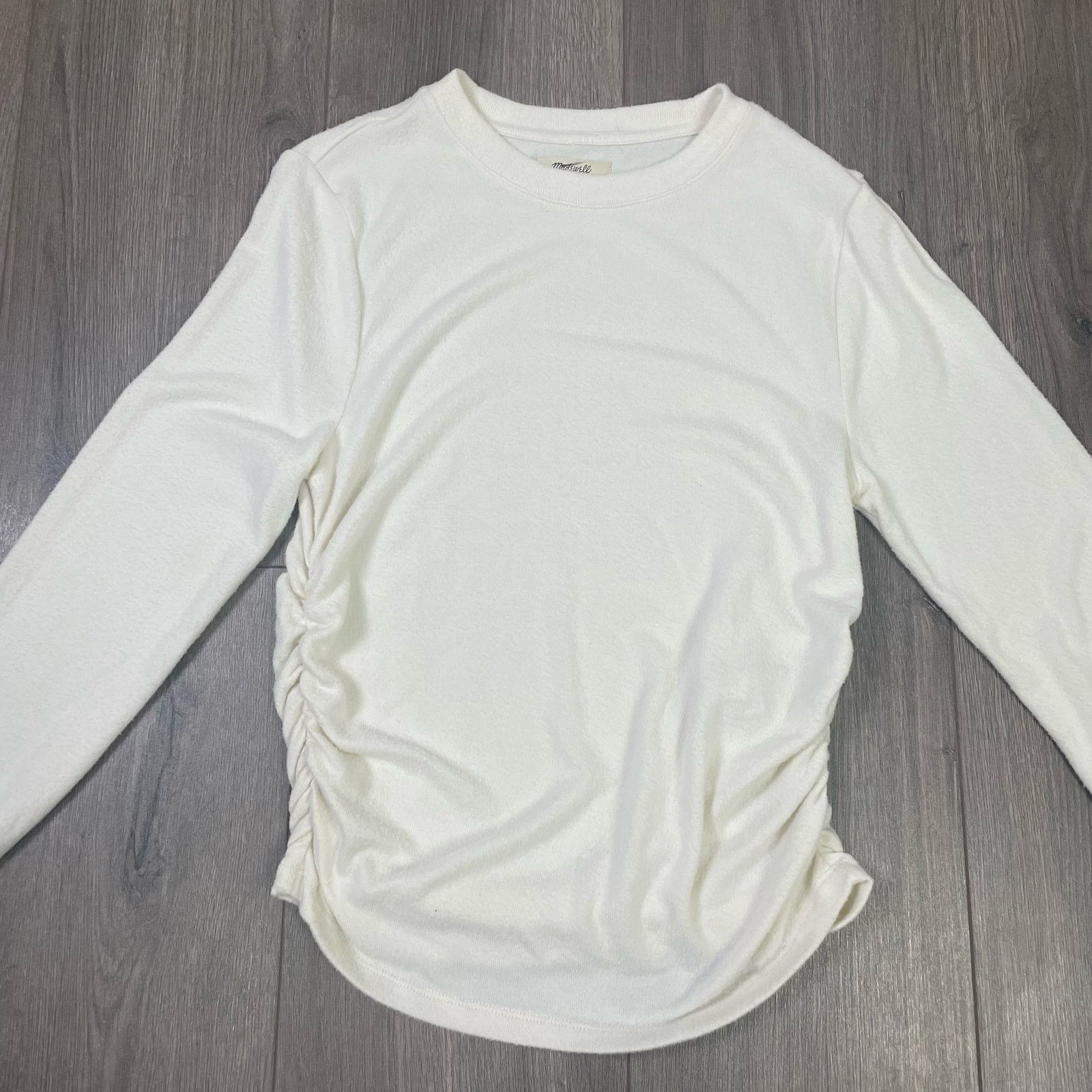 Madewell Madewell Brushed Jersey Ruched Top Tee Shirt US Womens XS Size XS / US 0-2 / IT 36-38 - 2 Thumbnail