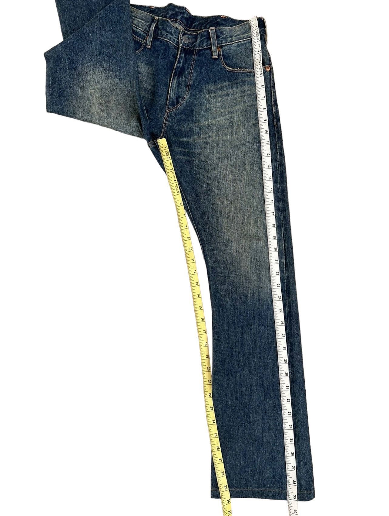 Vintage Dirty Mud Acoustic Japan Denim Selvedge Jeans Flare Size US 30 / EU 46 - 5 Thumbnail