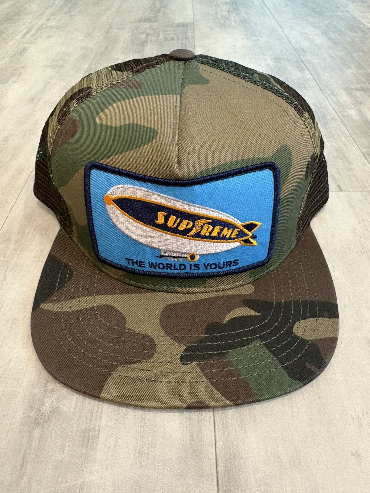 Supreme SS12 Supreme Blimp The World Is Yours Snapback Hat Cap Size ONE SIZE - 1 Thumbnail