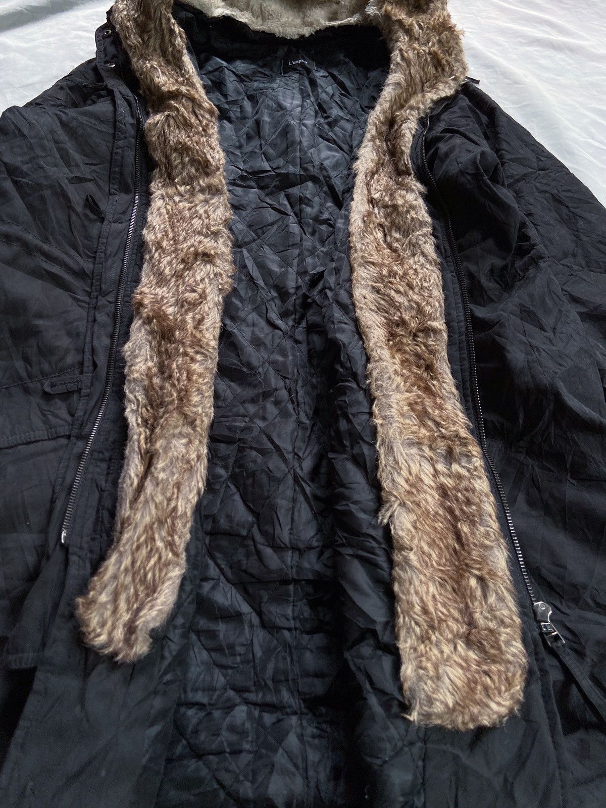 Japanese Brand JAPANESE L'ESPOIR FAUX FUR PARKA JACKET Size US XXL / EU 58 / 5 - 3 Thumbnail
