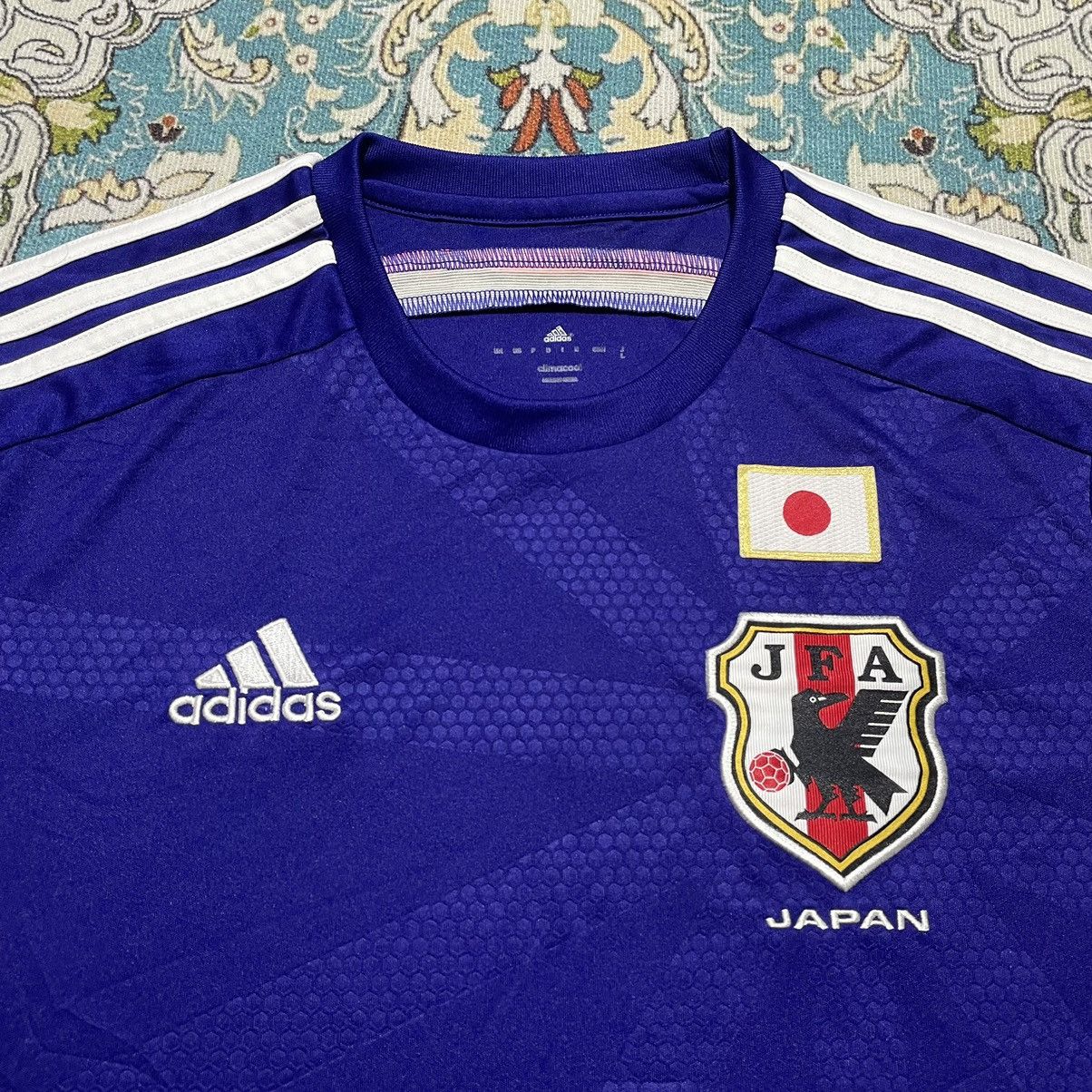 Adidas Adidas Japan 2013 2014 Home Soccer Jersey Football Size US S / EU 44-46 / 1 - 3 Thumbnail