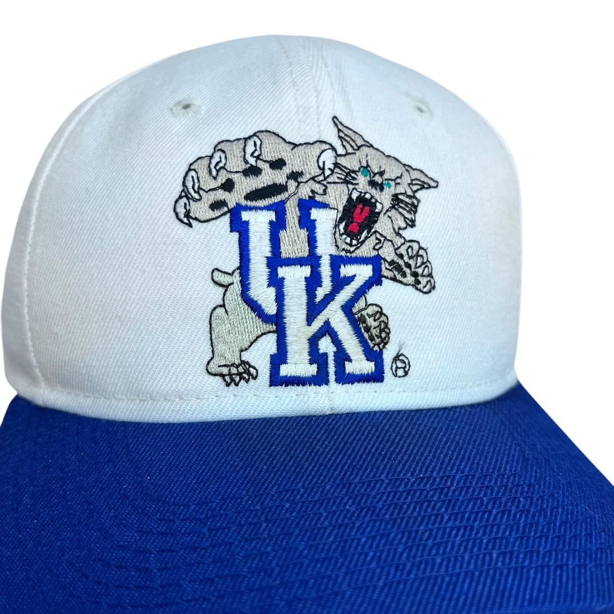 NCAA × Sports Specialties × Vintage 90s NCAA Kentucky Wildcats Side Wave Sports Specialties Hat Size ONE SIZE - 2 Thumbnail