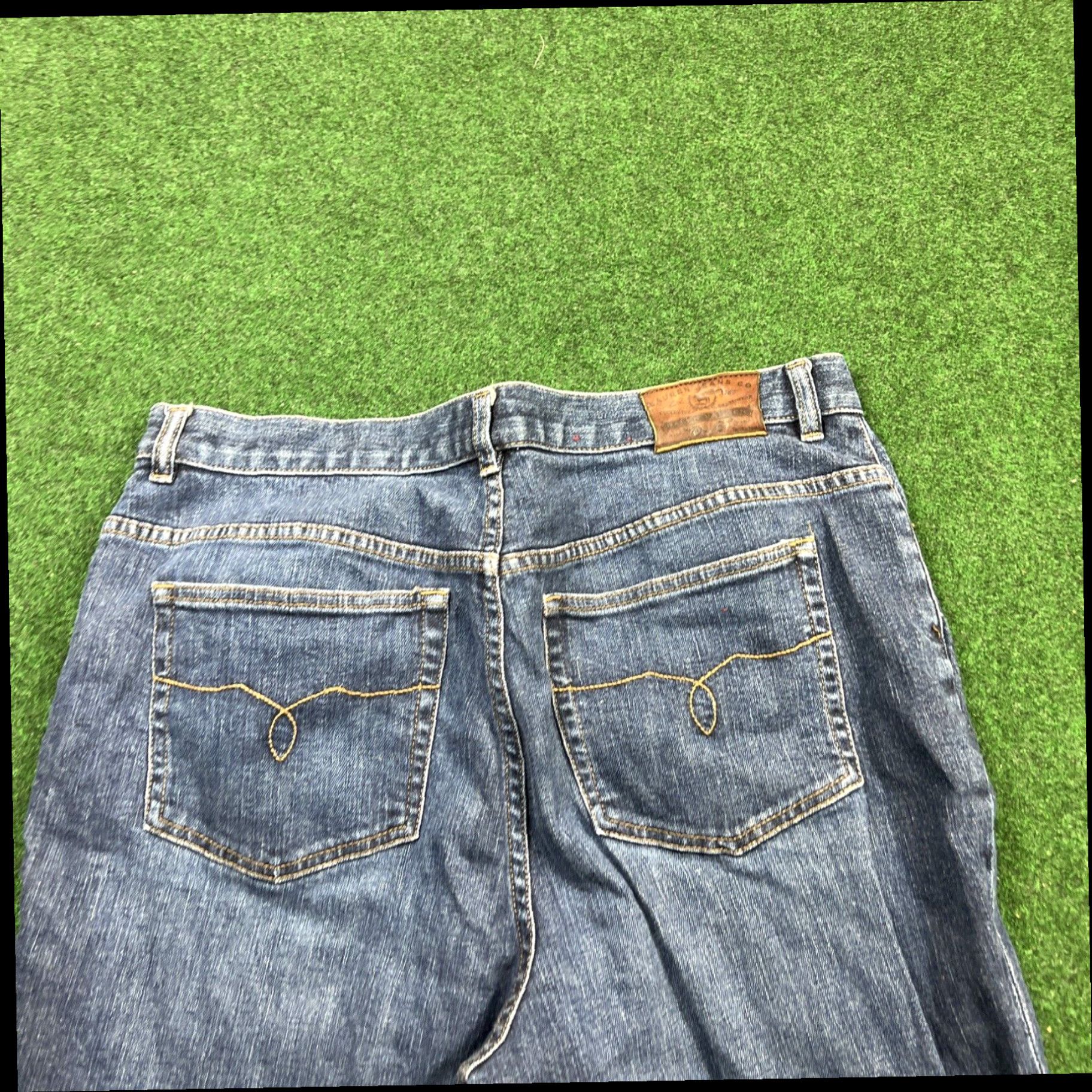 Ralph Lauren Lauren Ralph Lauren Womens 14 Mid Rise Straight Jeans Comfort Stretch Denim Dark Size 36" / US 14 / IT 50 - 2 Thumbnail