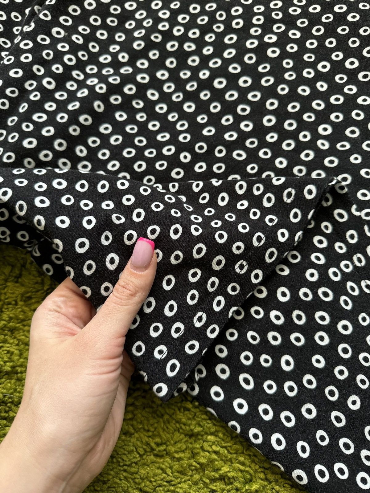 Designer Gudrun Sjoden avant garde polka dot longsleeve Size XXL / US 16-18 / IT 52-54 - 4 Thumbnail