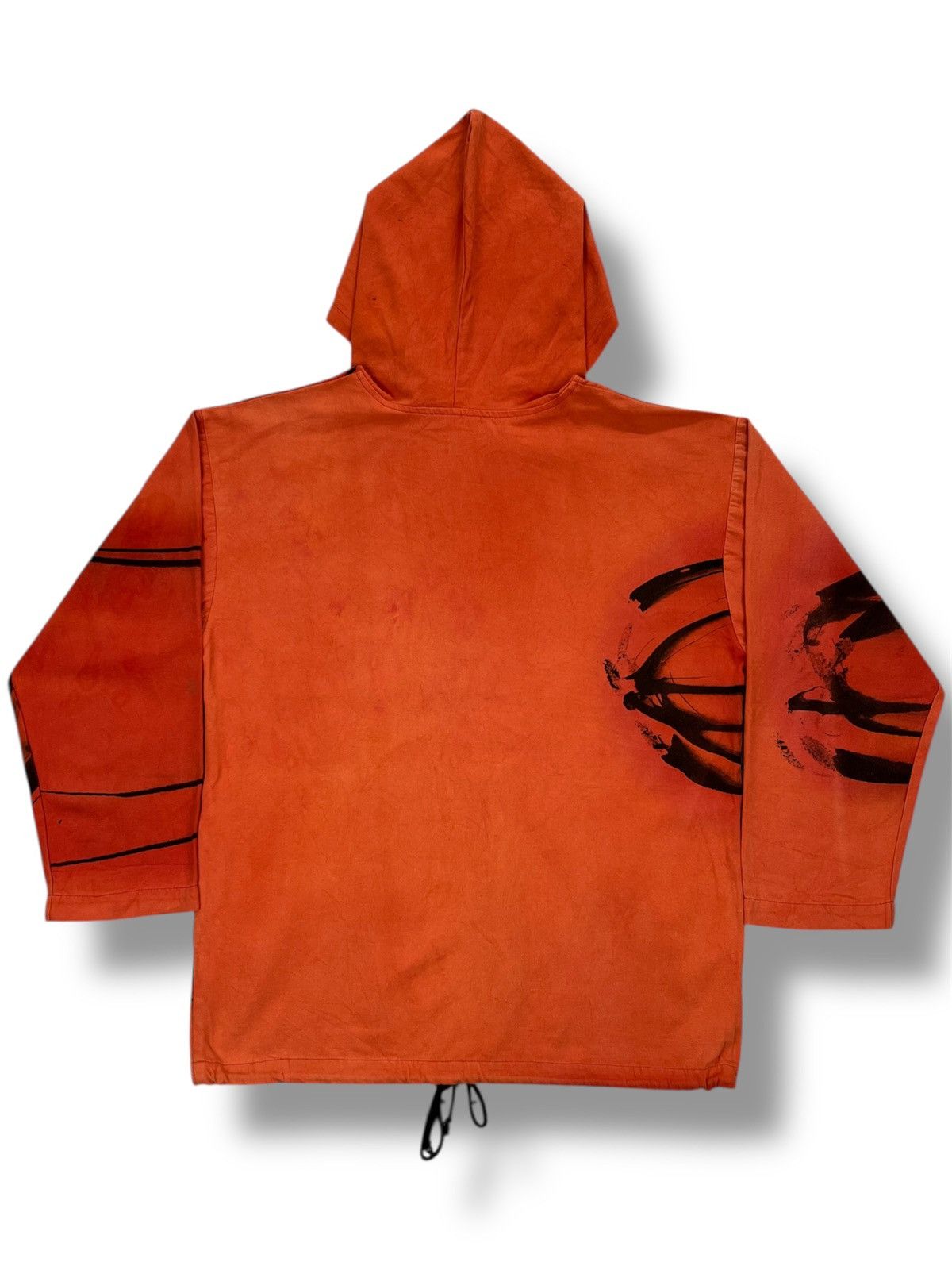 Japanese Brand Crow Brushstroke Art Hooded Pullover Jacket Size US L / EU 52-54 / 3 - 2 Thumbnail