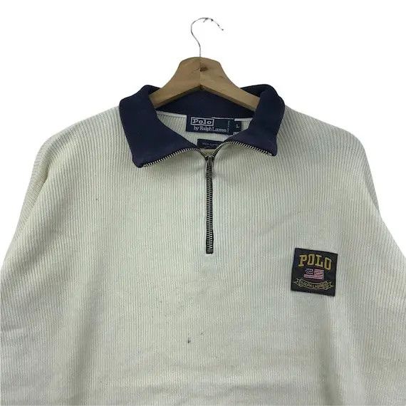 Polo Ralph Lauren Vtg POLO RALPH LAUREN Knitwear Pullover Sweater Sweatshirt Size L / US 10 / IT 46 - 3 Thumbnail
