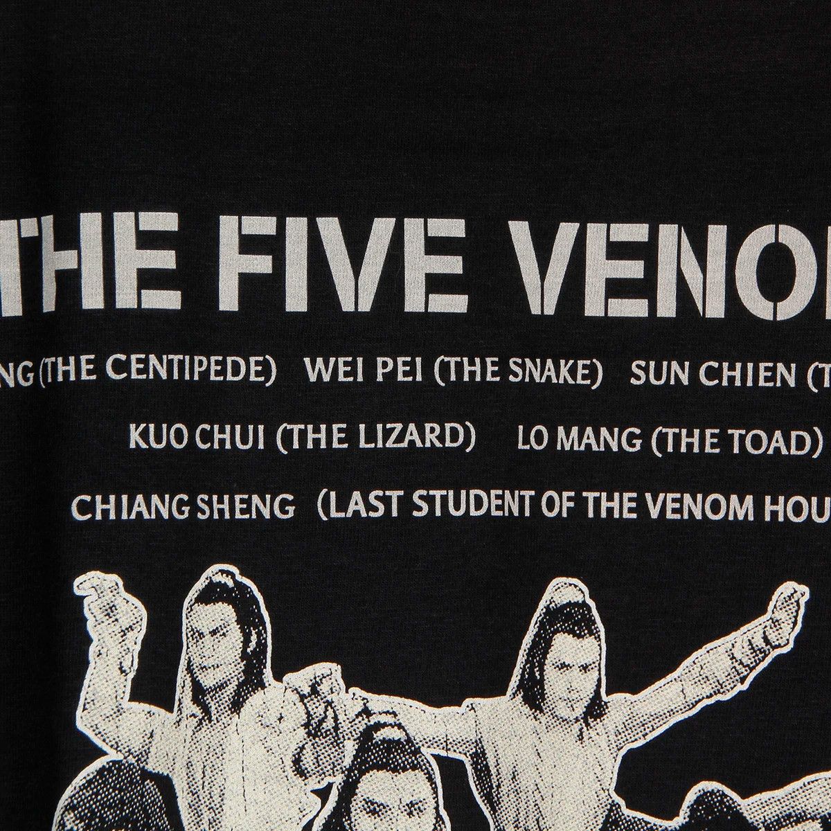 Vintage The Five Venoms T-Shirt Size US XL / EU 56 / 4 - 6 Thumbnail
