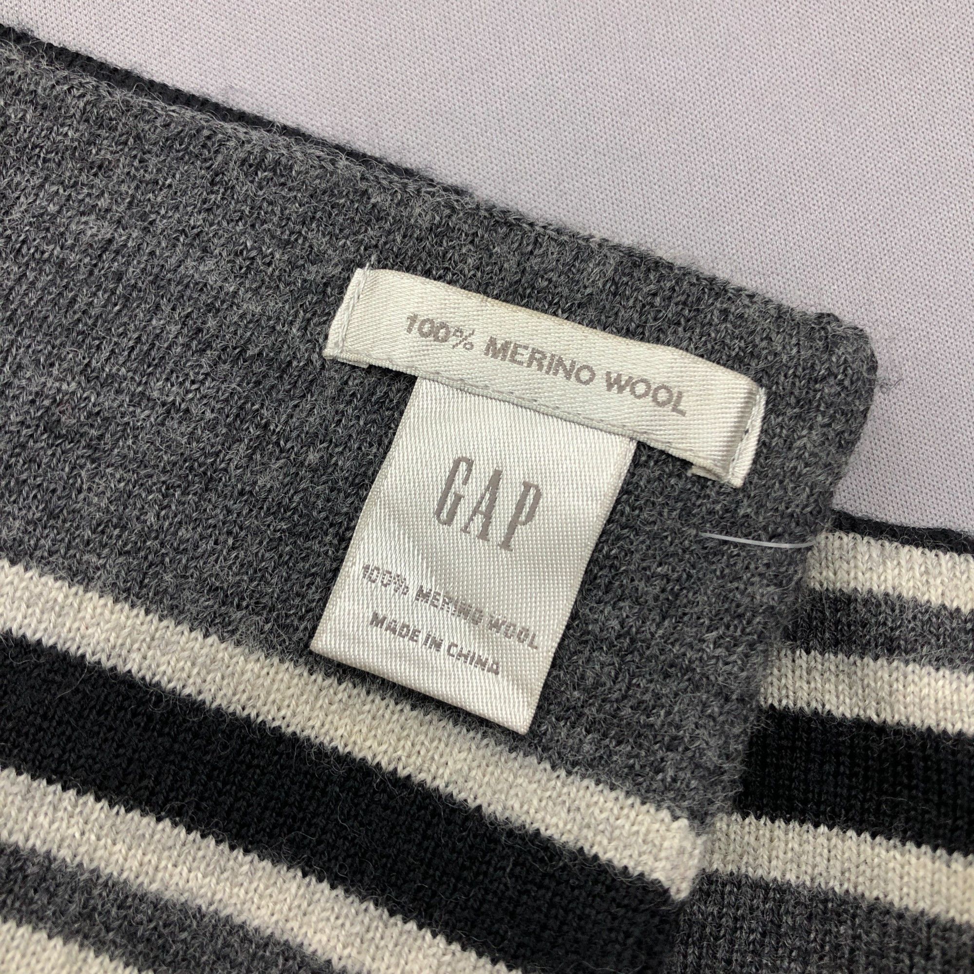 Gap Vintage GAP Scarf Muffler Merino Wool Cashmere Scarves Size ONE SIZE - 4 Thumbnail