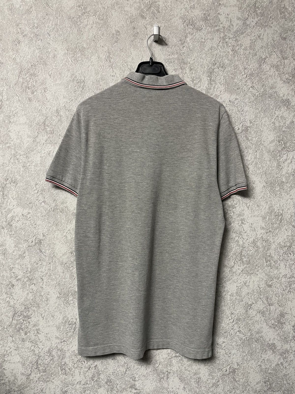 Moncler Moncler Maglia Logo Gray Polo Shirt Size US S / EU 44-46 / 1 - 16 Thumbnail