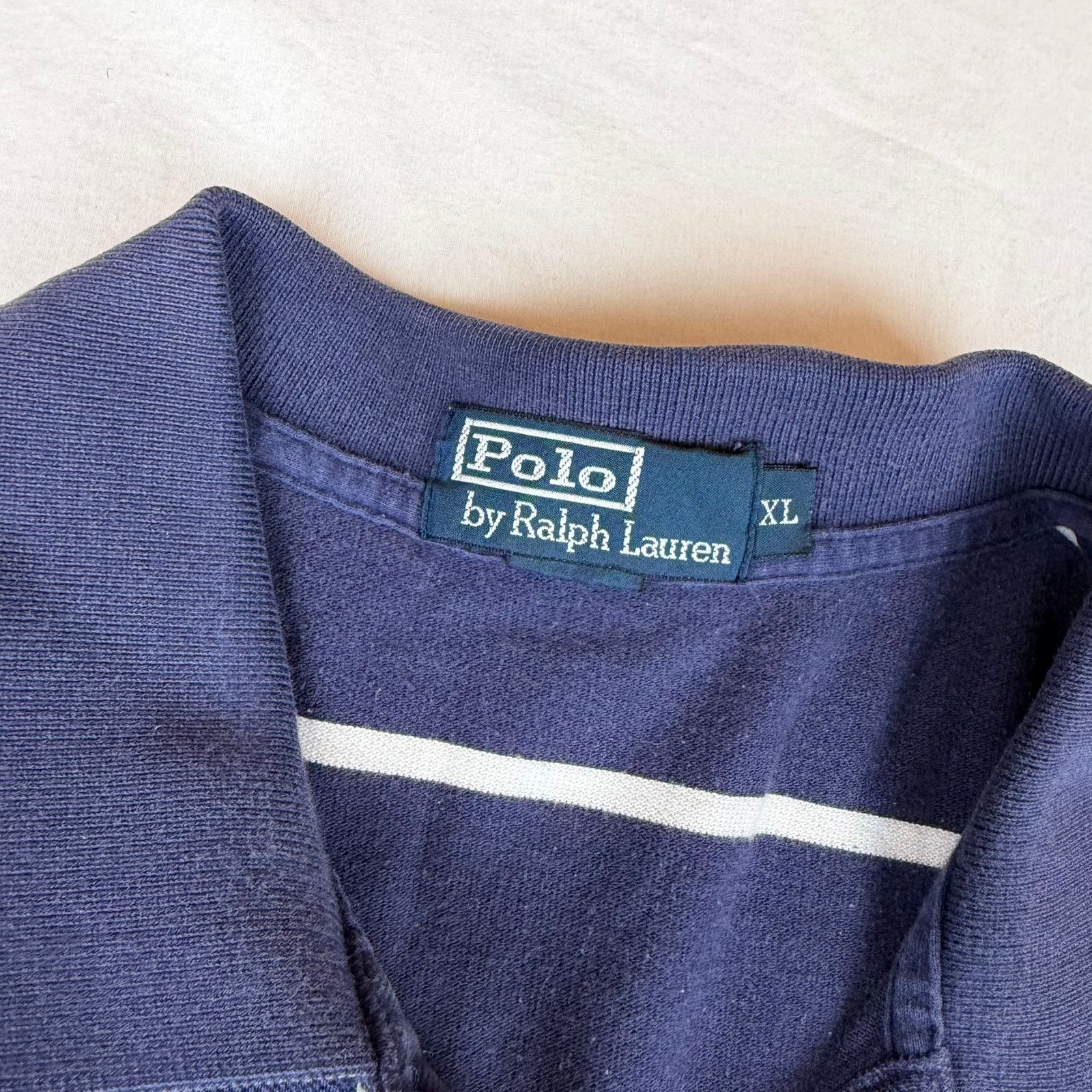 Polo Ralph Lauren Vintage Polo Ralph Lauren Striped Polo Shirt XL Size US XL / EU 56 / 4 - 3 Thumbnail
