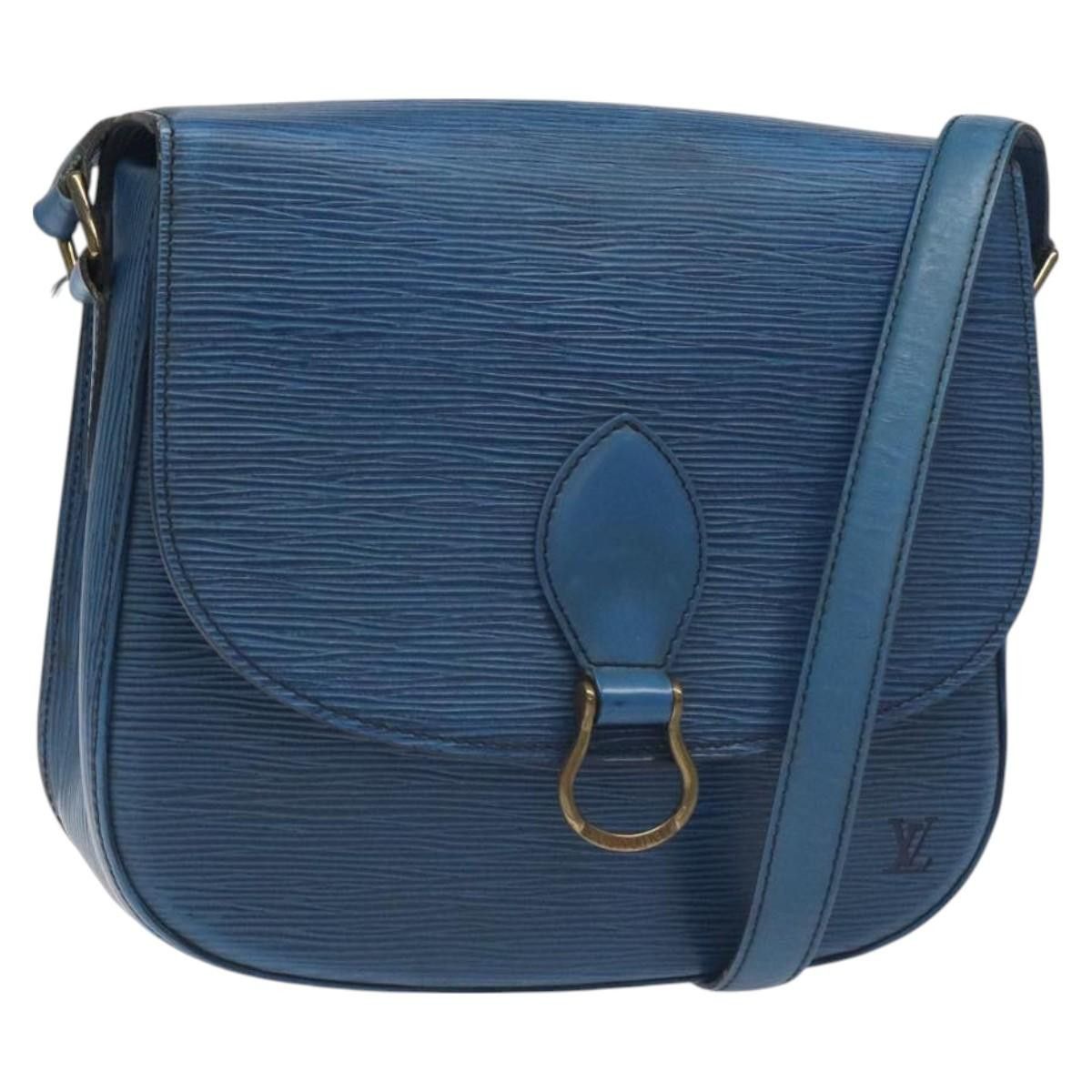 Louis Vuitton LOUIS VUITTON Epi Saint Cloud GM Shoulder Bag Toledo Blue Size ONE SIZE - 1 Thumbnail