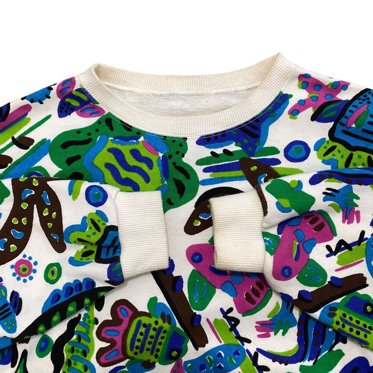 Art Comes First × Japanese Brand PRIMROSE Nice Multicolor Fullprint Sweatshirt Size US M / EU 48-50 / 2 - 6 Thumbnail