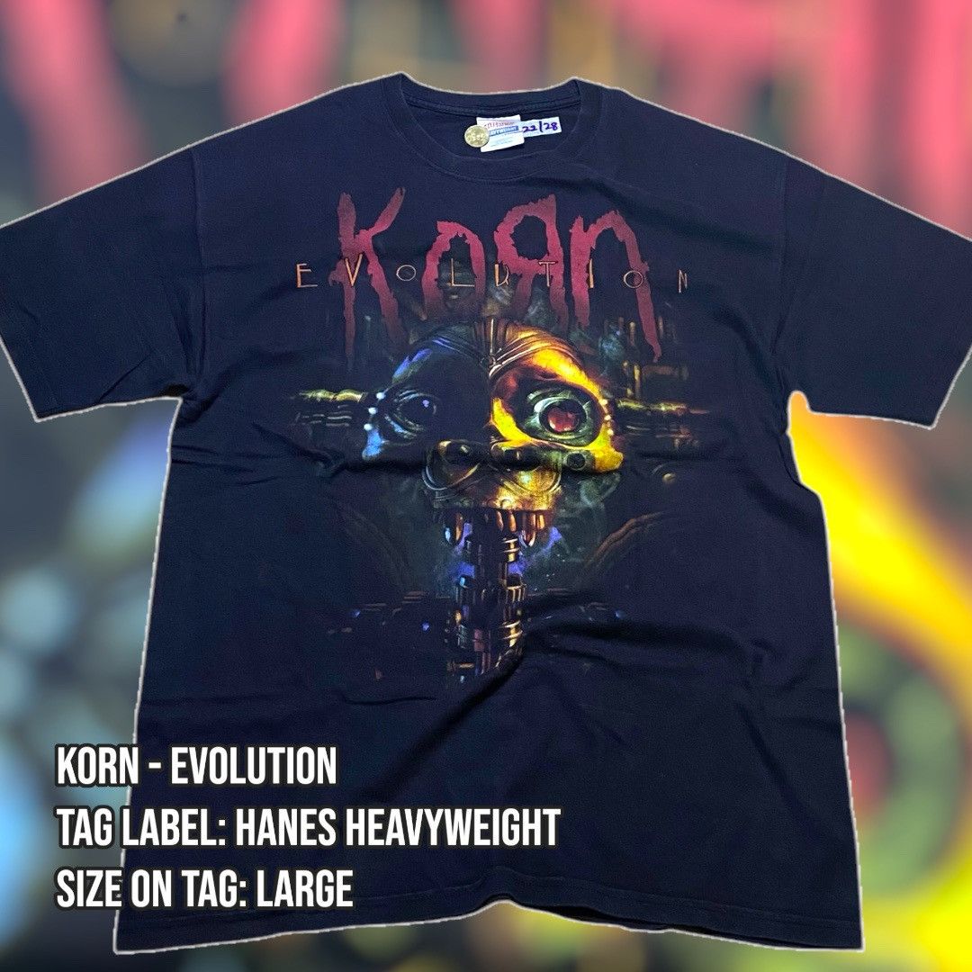 Band Tees × Hanes Korn Evolution Band Tee Size US L / EU 52-54 / 3 - 1 Thumbnail