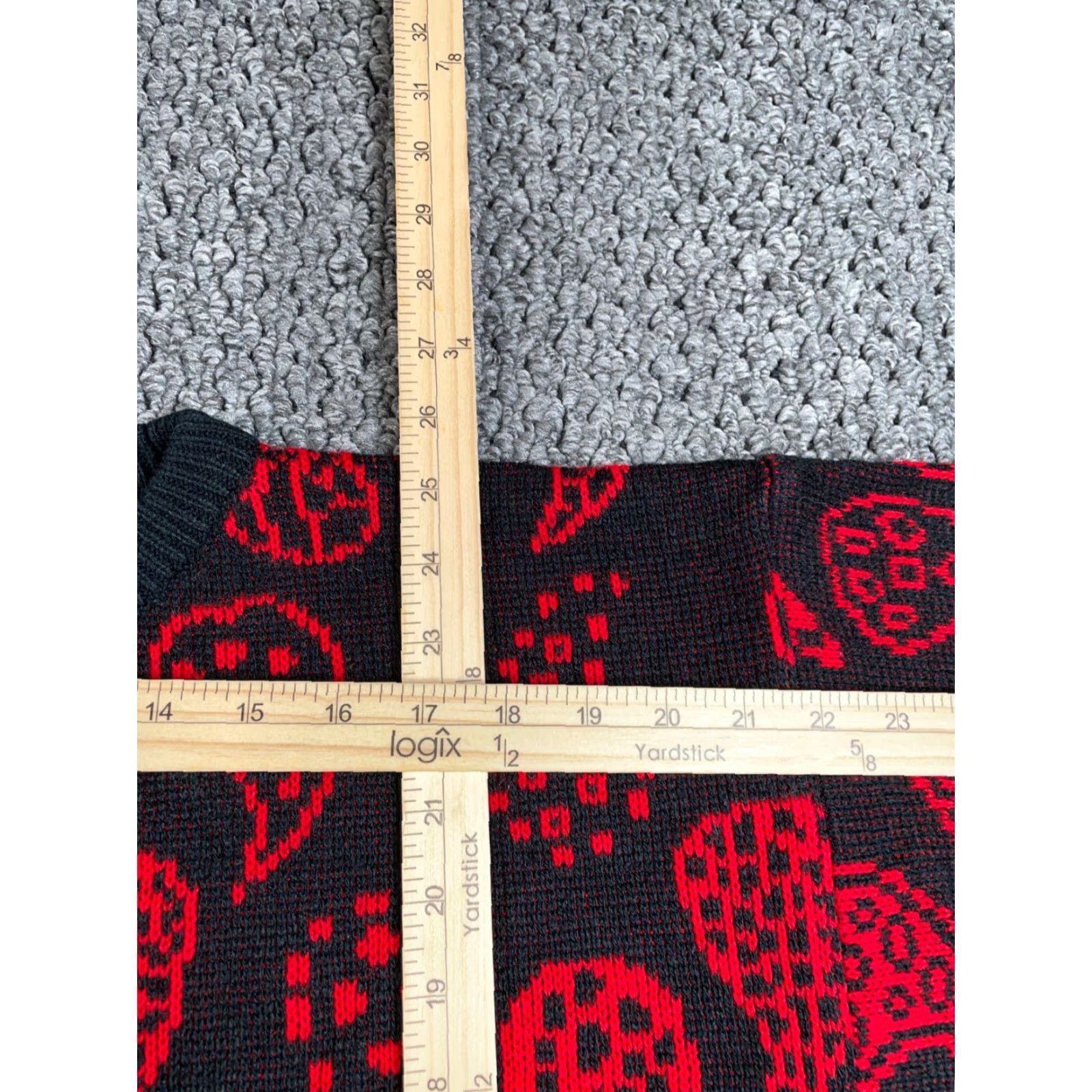 Vintage VINTAGE Paisley Pattern Sweater Women Large Black Acrylic Knit Crew Neck Long Sleeve 80s Hippie Retro Womens Size L / US 10 / IT 46 - 6 Thumbnail