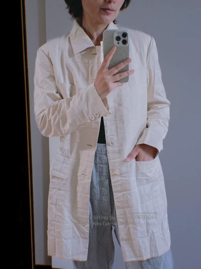 Issey Miyake Issey Miyake Main Line Ruched Trench Coat Size M / US 6-8 / IT 42-44 - 8 Thumbnail