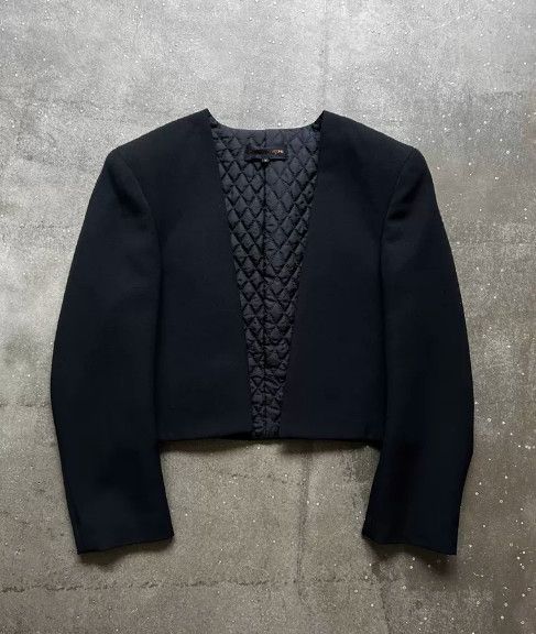 Comme des Garcons Comme des Garçons 1988AW Detachable Lapel High-Waist Jacket Size L / US 10 / IT 46 - 3 Thumbnail