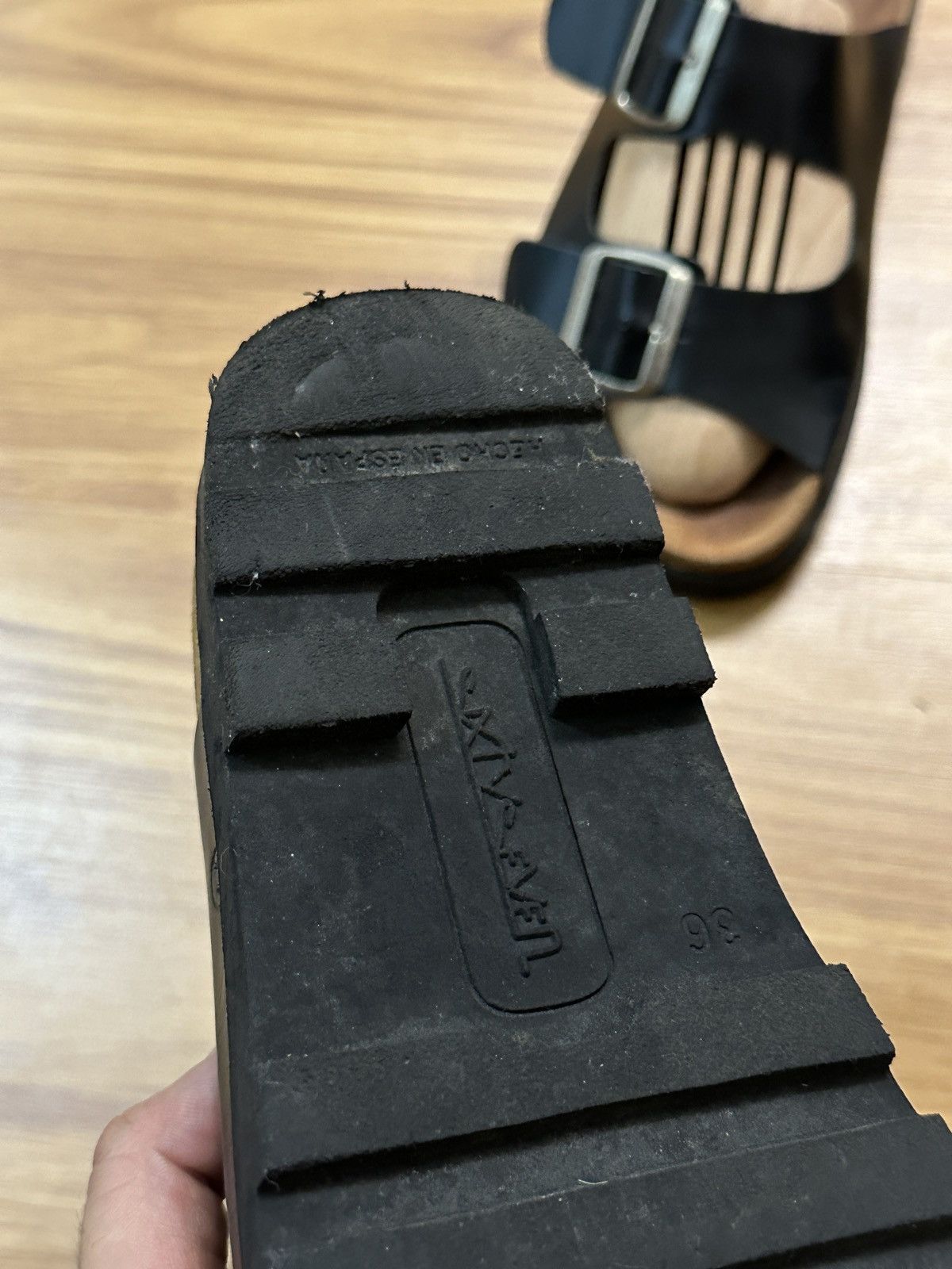 Sixty Sixty-Seven Made in Spain Leather Sandal Size US 6 / IT 36 - 5 Thumbnail